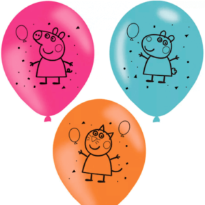 Gurli Gris Latex balloner - 6 stk.