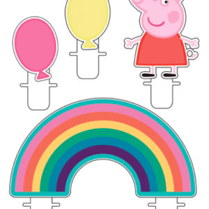 Gurli Gris kagelys - 4 stk.