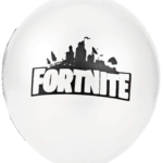 Fortnite hvide balloner - 10 stk.