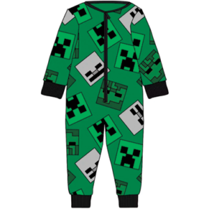 Minecraft Creeper, Zombie & skelet onesie (3-10 år)