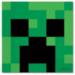 Minecraft Creeper Servietter - 20 stk.