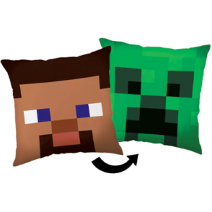 Minecraft Steve & Creeper pude 40x40cm