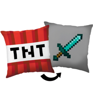 Minecraft TNT pude & sværd 40x40cm