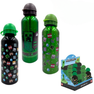 Minecraft aluminum flaske - Assorteret
