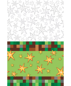 Minecraft TNT borddug - 120x180cm