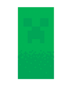 Minecraft håndklæde - Creeper 70x140cm