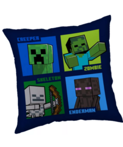 Minecraft Pude - Mørkeblå Mobs