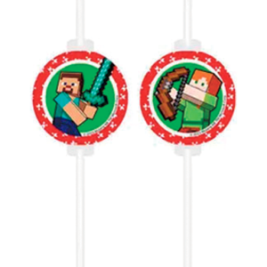 Minecraft Sugerør - 4 stk.