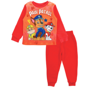 Paw Patrol Fleece pyjamassæt - Rød (2-8 år)