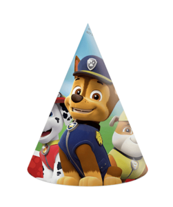 Paw Patrol fødselsdagshatte - 6 stk.