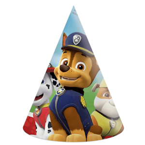 Paw Patrol fødselsdagshatte - 6 stk.