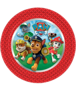 Paw Patrol paptallerkner - 8 stk.