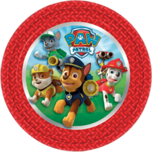 Paw Patrol paptallerkner - 8 stk.