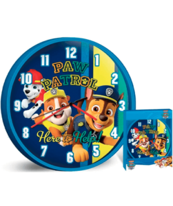 Paw Patrol vægur til børneværelset