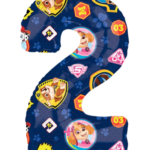 Paw Patrol 2 år ballon - 43x66 cm