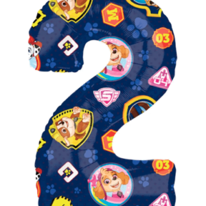 Paw Patrol 2 år ballon - 43x66 cm