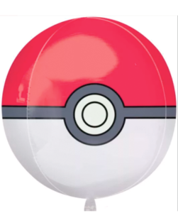 Pokeball folieballon - 38x40 cm