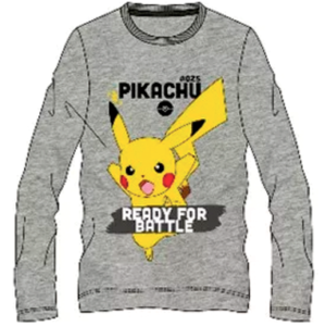 Pokemon grå langærmet t-shirt (8-14 år)