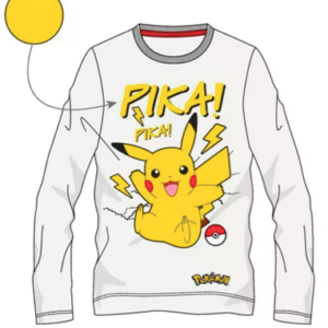 Pokemon hvid t-shirt til børn (6-12 år)