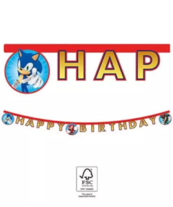 Sonic Happy Birthday Guirlande