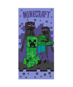 Minecraft håndklæde - Enderman, Creeper & Zombie