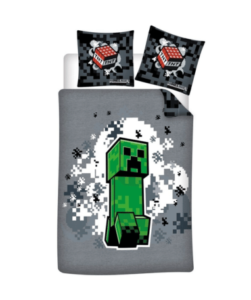 Minecraft sengetøj - Creeper boom TNT