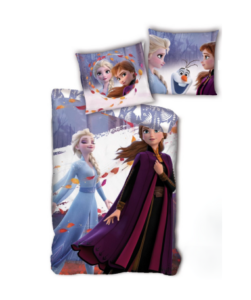 Disney Frost sengetøj - Anna & Elsa - 140×200 cm