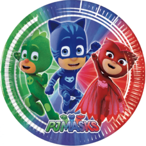 Pyjamasheltene paptallerkner - 8 stk.