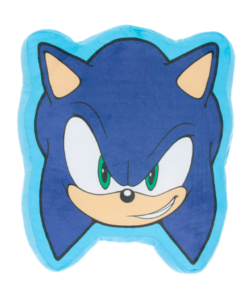 Sonic pude af ansigt - 40x40cm