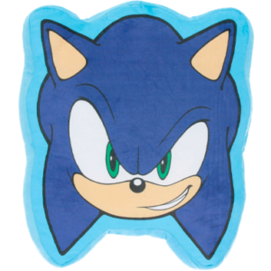 Sonic pude af ansigt - 40x40cm