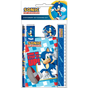 Sonic skolesæt - 5 stk.