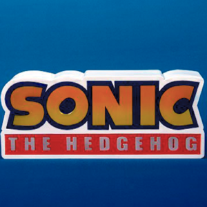Sonic The hedgehog Led Logo lampe