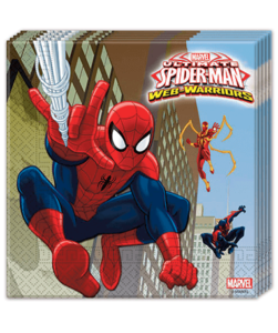 Spiderman servietter - 20 stk.
