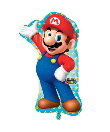 Stor Super Mario ballon - 83cm