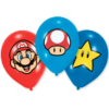 Super Mario latex Balloner - 6 stk.