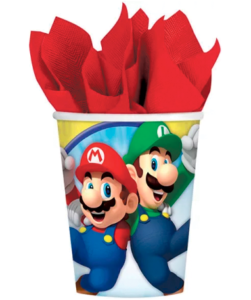 Super Mario papkrus - 8 stk.