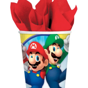 Super Mario papkrus - 8 stk.