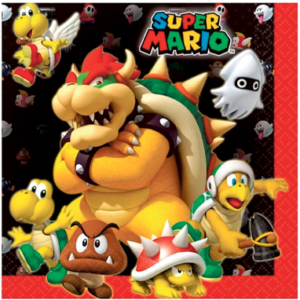 Super Mario servietter - 20 stk.