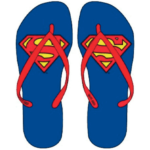 Superman badesandaler