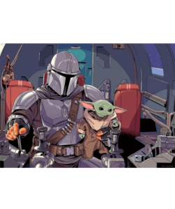 The Mandalorian puslespil - 1000 brikker