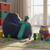 Minecraft sværd 50 cm - Plastik Diamant sværd