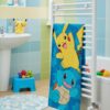 Pikachu & Squirtle håndklæde - Pokemon