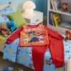 Paw Patrol Fleece pyjamassæt - Rød (2-8 år)
