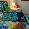 Minecraft boxershorts - 2 styk - Blå