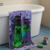 Minecraft håndklæde - Enderman, Creeper & Zombie