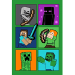 Minecraft tæppe - 100x150cm