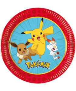 Pokémon paptallerken - Next generation - 8 stk.
