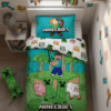 Minecraft sengetøj - jungle