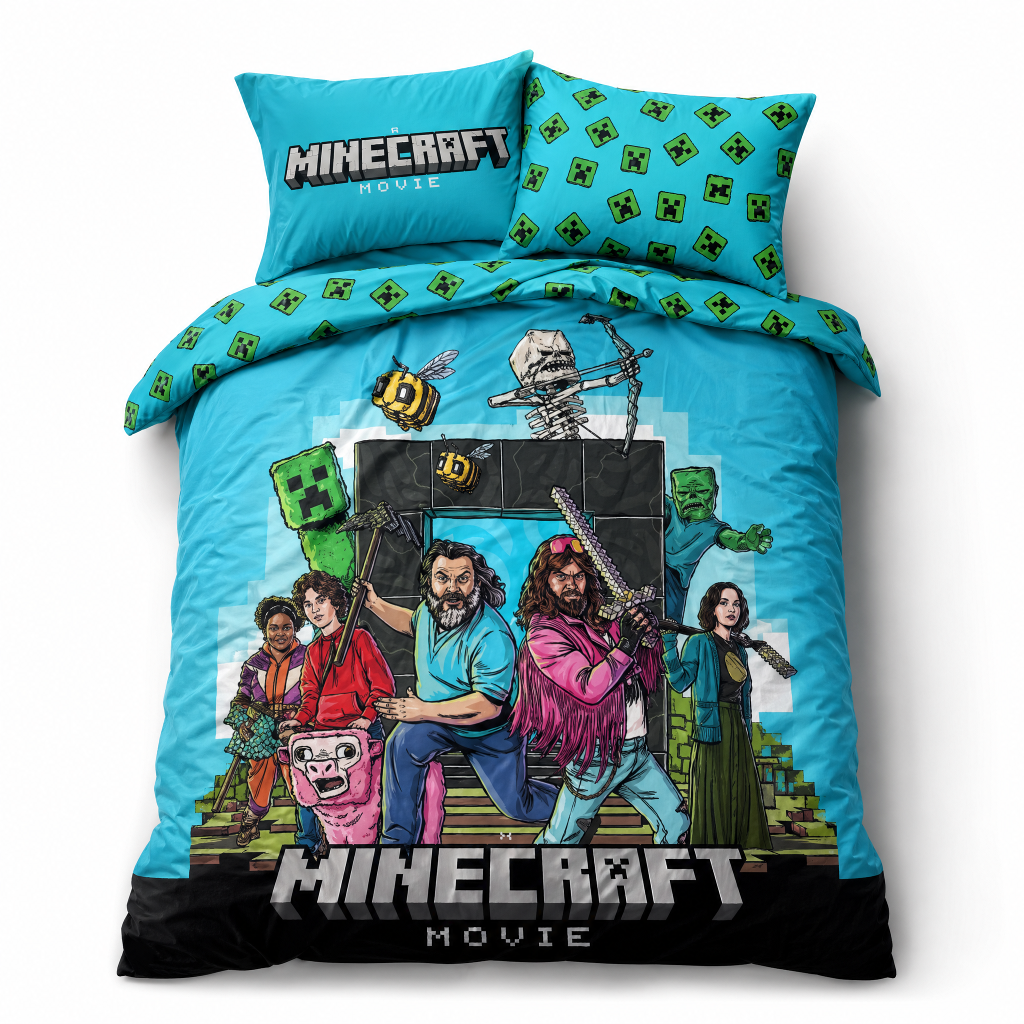 Minecraft The movie sengetøj