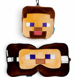 Minecraft Steve rejsepude med lynlås og maske